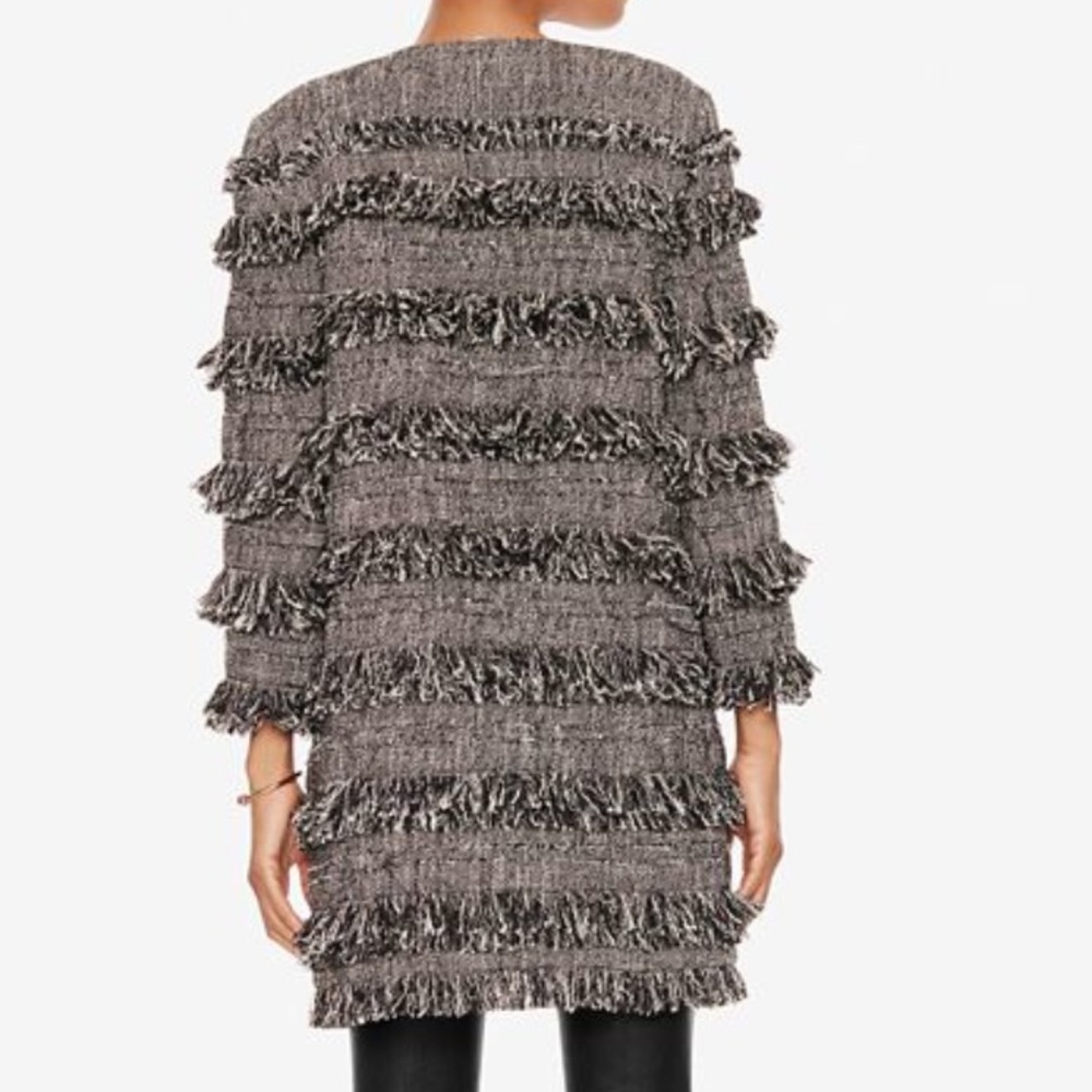 Nwt Exclusive For Intermix Layer Fringe Jacket Xs - image 2